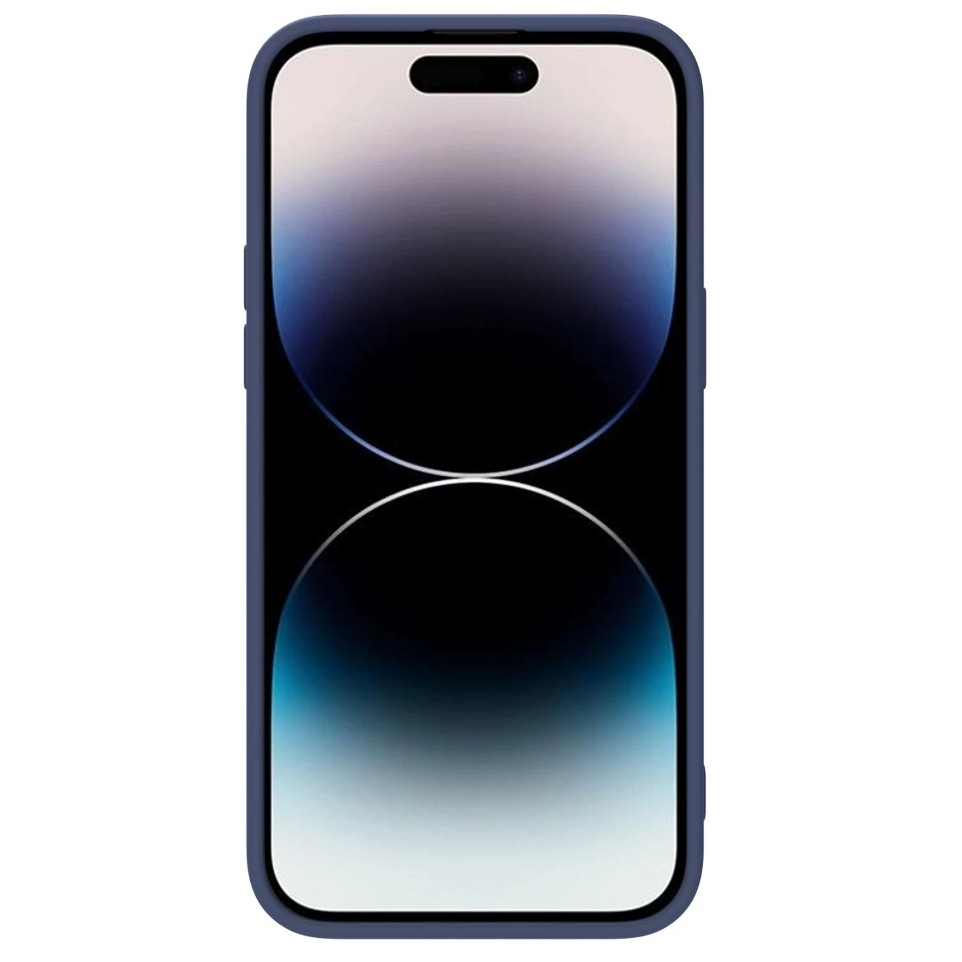 Apple iPhone 14 Pro case blue Nillkin CamShield Silky Magnetic Silicon