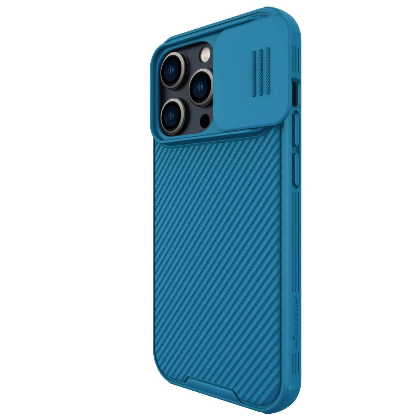 Apple iPhone 14 Pro dėklas mėlyna Nillkin CamShield Magnetic