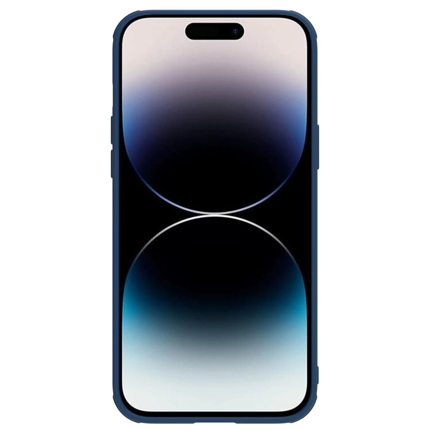 Apple iPhone 14 Pro skal blå Nillkin CamShield Leather S Magnetic