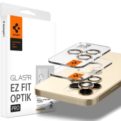 iPhone iPhone 14 Pro aizsargstikls SPIGEN OPTIK.TR EZ FIT CAMERA PROTECTOR Apple iPhone 14 Pro (2-pack)