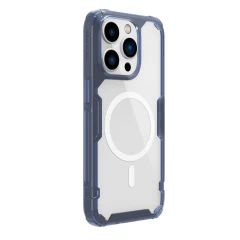 Apple iPhone 14 Pro case translucent blue Nillkin TPU Magnetic