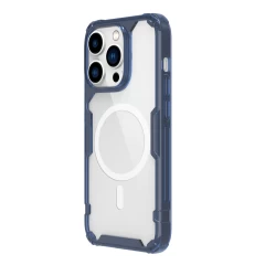 Apple iPhone 14 Pro case translucent blue Nillkin TPU Magnetic