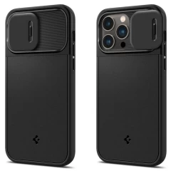 Apple iPhone 14 Pro skal svart SPIGEN OPTIK ARMOR MAG MAGSAFE