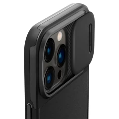 Apple iPhone 14 Pro skal svart SPIGEN OPTIK ARMOR MAG MAGSAFE