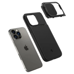 Apple iPhone 14 Pro skal svart SPIGEN OPTIK ARMOR MAG MAGSAFE