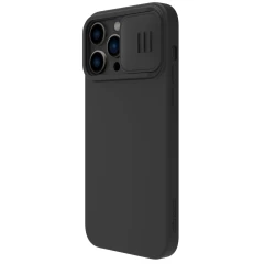 Apple iPhone 14 Pro skal svart Nillkin CamShield Silky Magnetic Silicon