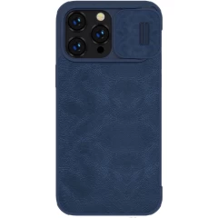 Apple iPhone 14 Pro maciņš zils Nillkin Qin Leather