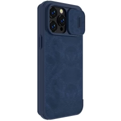 Apple iPhone 14 Pro maciņš zils Nillkin Qin Leather