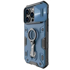 Apple iPhone 14 Pro case blue Nillkin CamShield Armor Magnetic