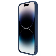 Apple iPhone 14 Pro case blue Nillkin CamShield Silky Magnetic Silicon