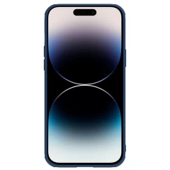 Apple iPhone 14 Pro skal blå Nillkin CamShield Leather S Magnetic