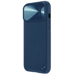 Apple iPhone 14 Pro skal blå Nillkin CamShield Leather S Magnetic