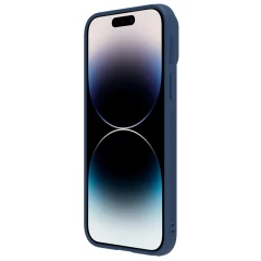 Apple iPhone 14 Pro skal blå Nillkin CamShield Leather S Magnetic
