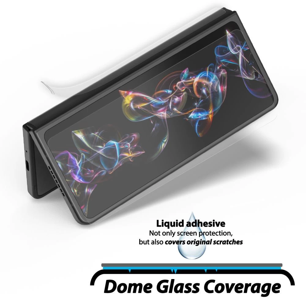 Samsung Galaxy Z Fold 4 5G skärmskydd  WHITESTONE Dome Glass (2-pack)