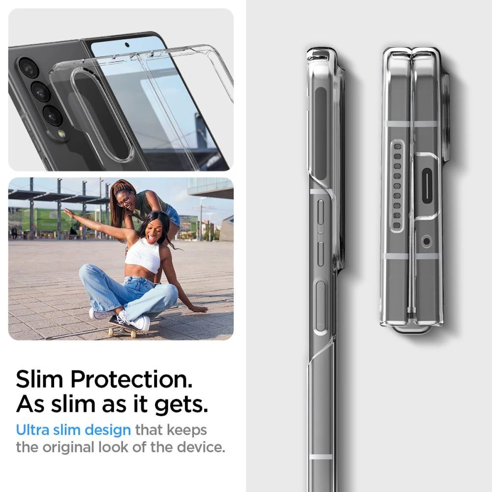 Samsung Galaxy Z Fold 4 5G suojakuori läpinäkyvä SPIGEN Airskin