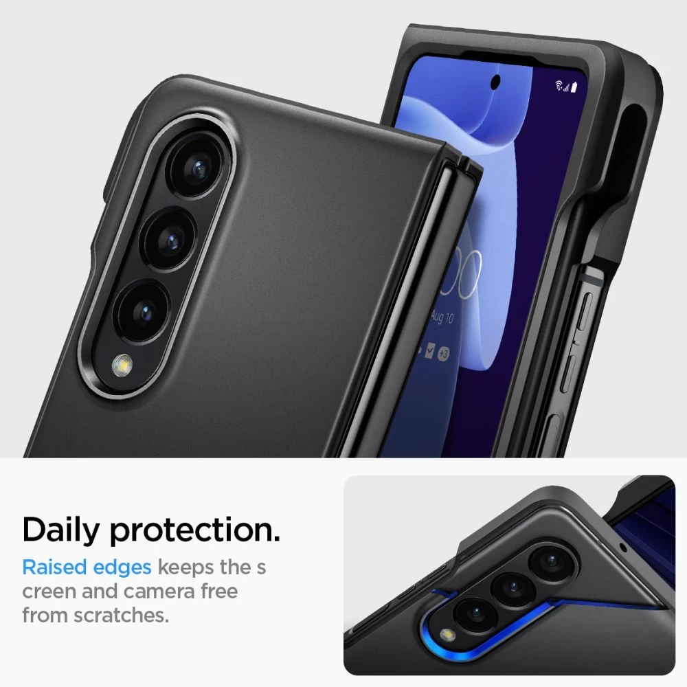 Samsung Galaxy Z Fold 4 5G suojakuori musta SPIGEN THIN FIT PEN