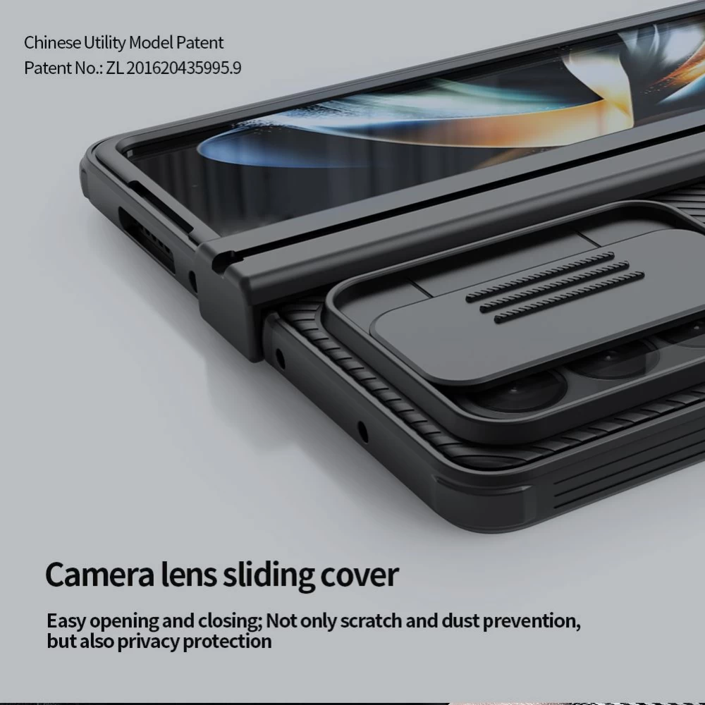 Samsung Galaxy Z Fold 4 5G suojakuori vihreä NILLKIN CAMSHIELD PRO (General version)