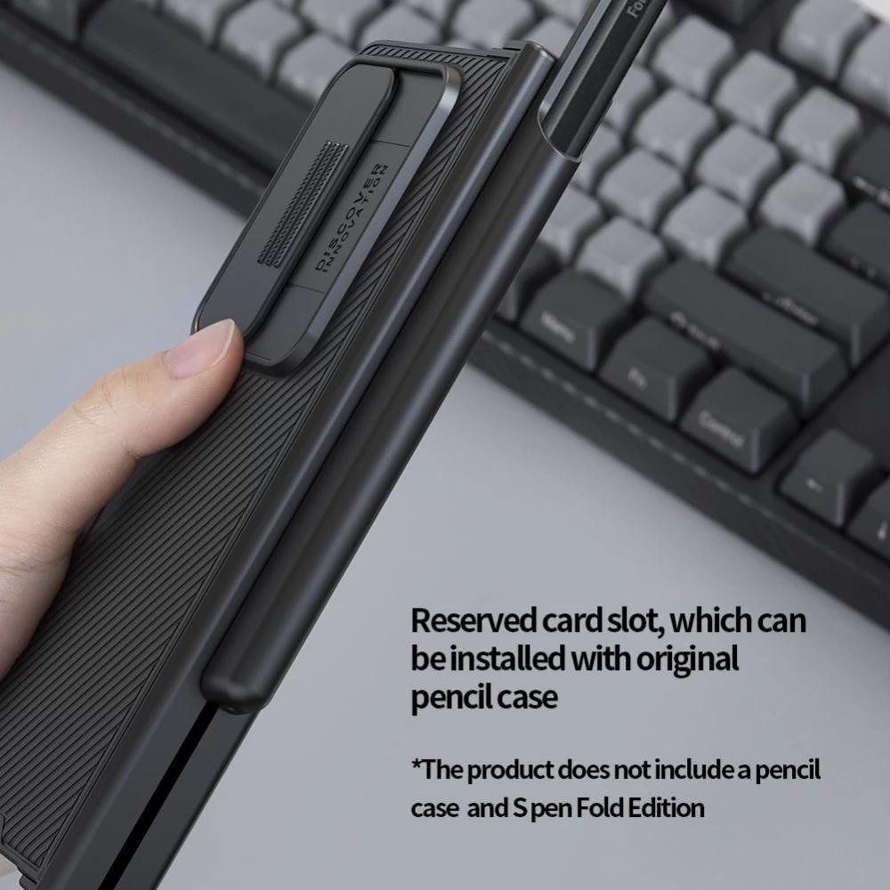 Samsung Galaxy Z Fold 4 5G suojakuori vihreä NILLKIN CAMSHIELD PRO (General version)