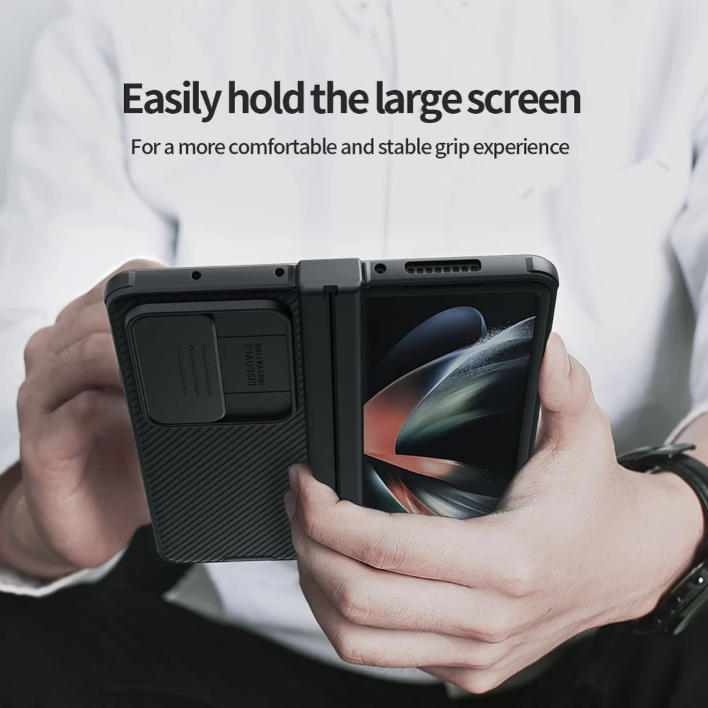 Samsung Galaxy Z Fold 4 5G suojakuori vihreä NILLKIN CAMSHIELD PRO (General version)