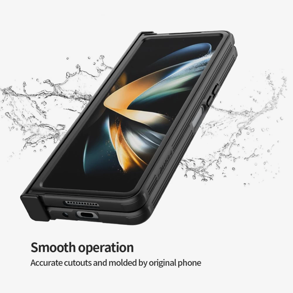 Samsung Galaxy Z Fold 4 5G suojakuori vihreä NILLKIN CAMSHIELD PRO (General version)