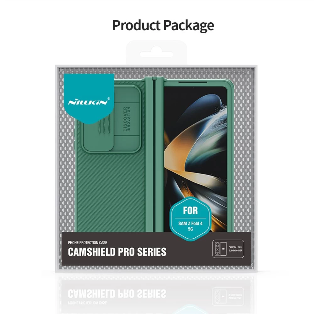 Samsung Galaxy Z Fold 4 5G suojakuori vihreä NILLKIN CAMSHIELD PRO (General version)
