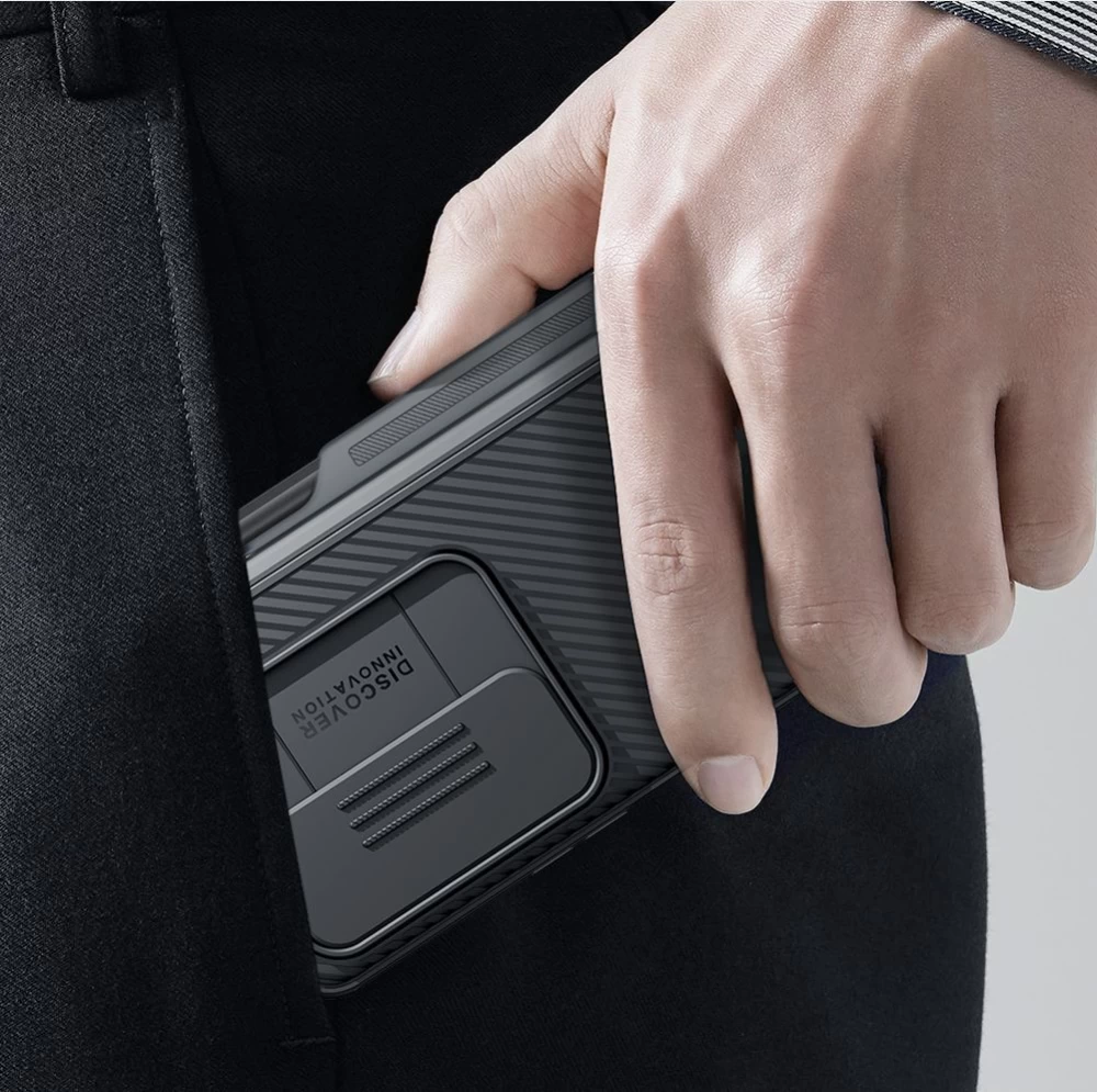 Samsung Galaxy Z Fold 4 5G suojakuori sininen NILLKIN CAMSHIELD PRO (Set version)