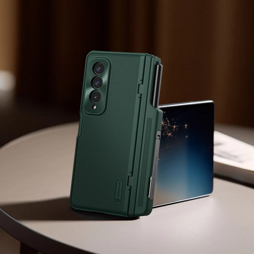Samsung Galaxy Z Fold 4 5G suojakuori sininen NILLKIN SUPER FROSTED SHIELD
