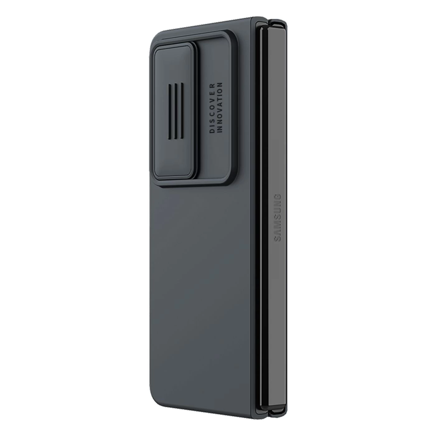 Samsung Galaxy Z Fold 4 5G suojakuori musta Nillkin CamShield Silky Silicon