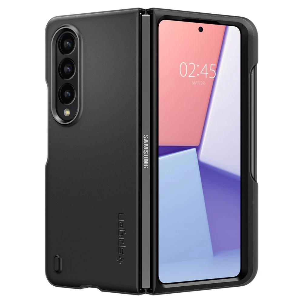 Samsung Galaxy Z Fold 4 5G suojakuori musta SPIGEN THIN FIT PEN