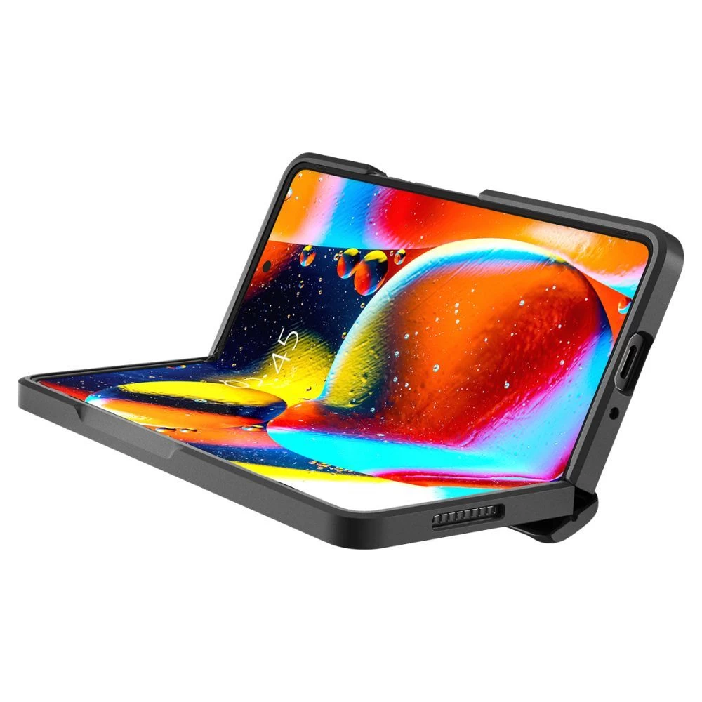 Samsung Galaxy Z Fold 4 5G suojakuori musta SPIGEN SLIM ARMOR PRO