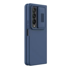 Samsung Galaxy Z Fold 4 5G suojakuori sininen Nillkin CamShield Silky Silicon