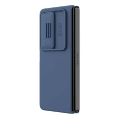 Samsung Galaxy Z Fold 4 5G suojakuori sininen Nillkin CamShield Silky Silicon