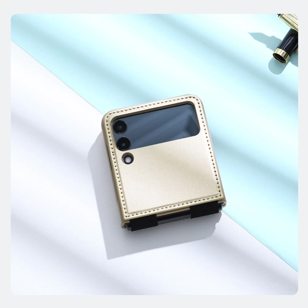 Samsung Galaxy Z Flip 4 5G skal  Nillkin Qin Leather (Vegan Leather)