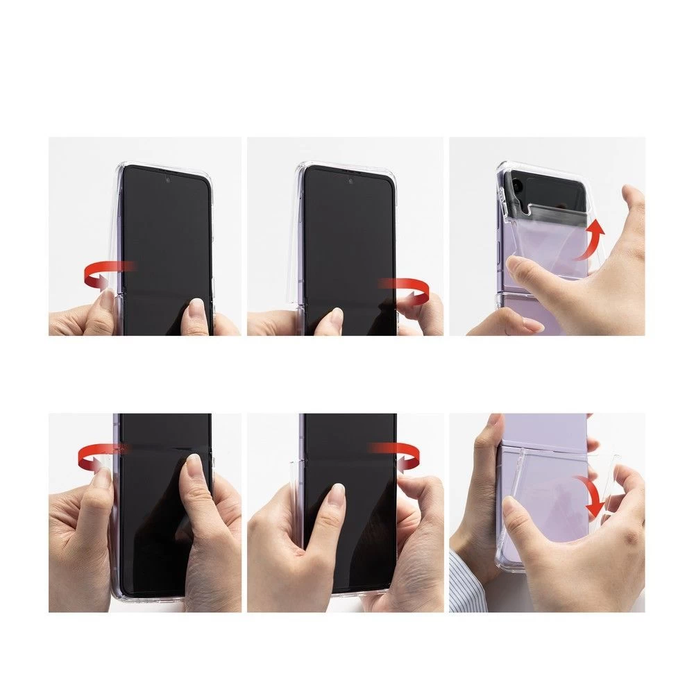 Samsung Galaxy Z Flip 4 5G skal svart RINGKE Slim