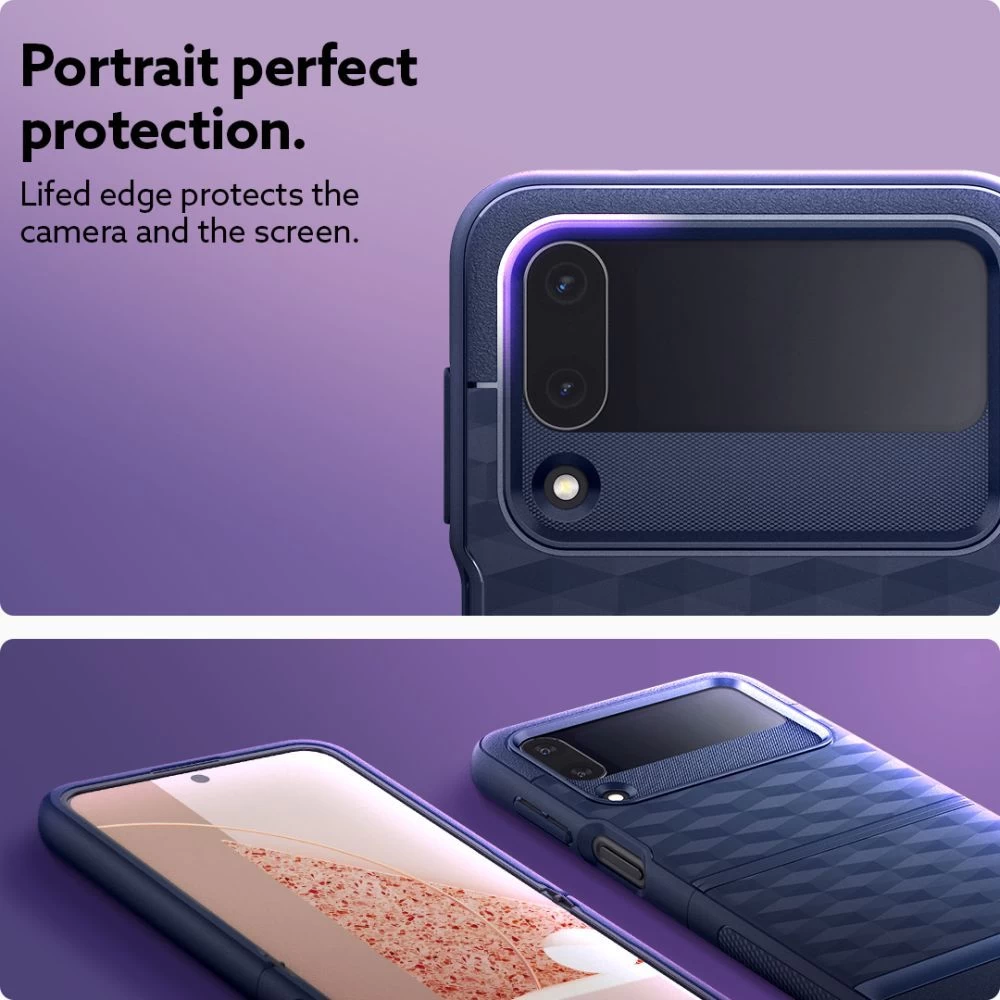 Samsung Galaxy Z Flip 4 5G vāciņš zils CASEOLOGY Parallax