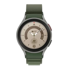 Samsung Galaxy Watch 5 siksniņa zaļš TECH-PROTECT NYLON PRO (40 / 42 44 45 46 mm)