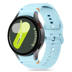 Samsung Galaxy Watch 5 skal, fodral blå TECH-PROTECT SILICONE SPORT