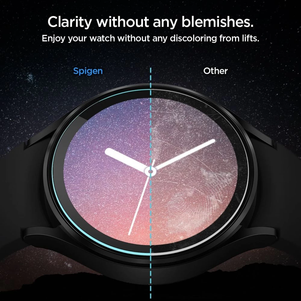 Samsung Galaxy Watch 5 Pro näytönsuojalasi  SPIGEN Glas.TR EZ-FIT (45mm) 2-pack
