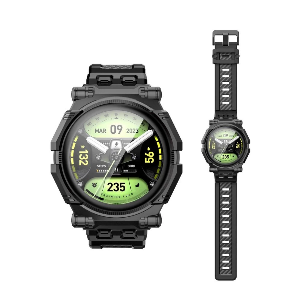 Samsung Galaxy Watch 5 Pro skal, fodral svart SUPCASE IBLSN ARMORBOX 2-SET (45 MM)