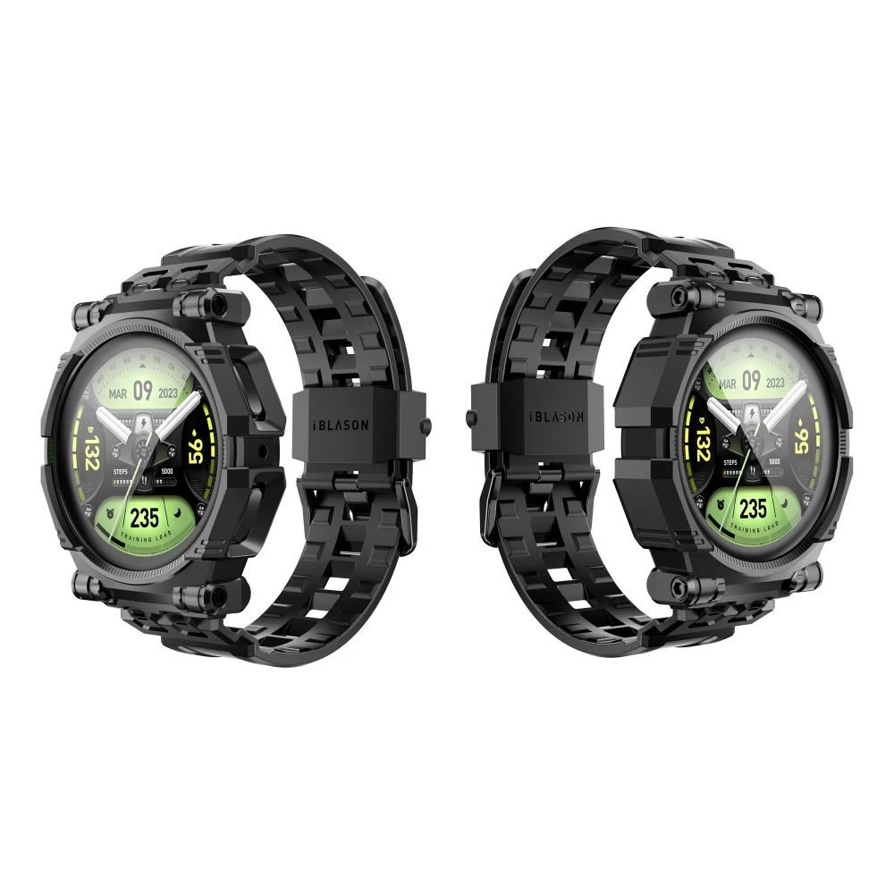 Samsung Galaxy Watch 5 Pro skal, fodral svart SUPCASE IBLSN ARMORBOX 2-SET (45 MM)