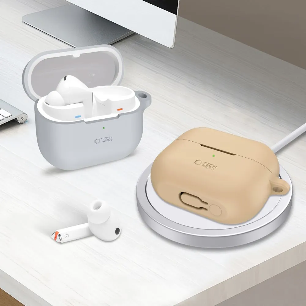 Samsung Galaxy Buds maciņš melns TECH-PROTECT SILICONE HOOK 3 / Pro