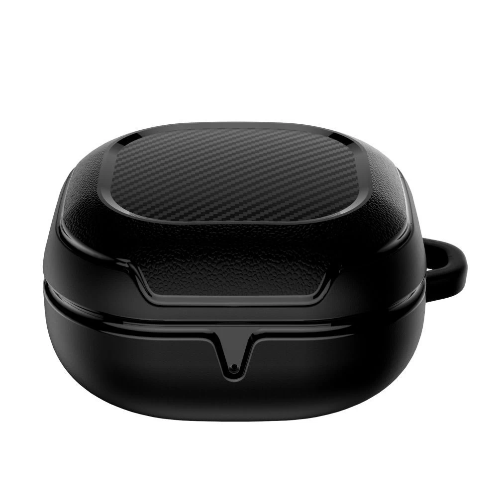 Samsung Galaxy Buds maciņš melns TECH-PROTECT ROUGH CARBON FE / 2 PRO LIVE
