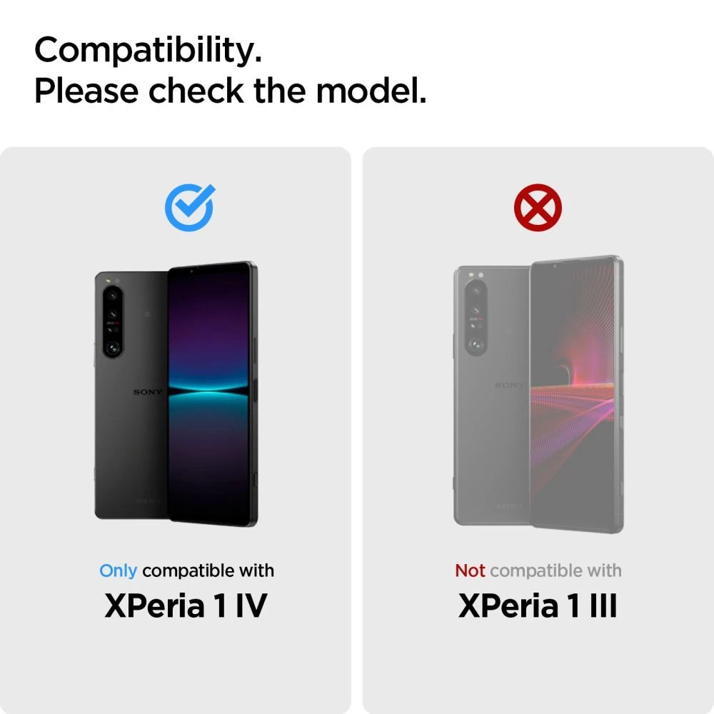 Sony Xperia 1 IV Tempered glass  SPIGEN ALM GLAS.TR SLIM (2-pack)
