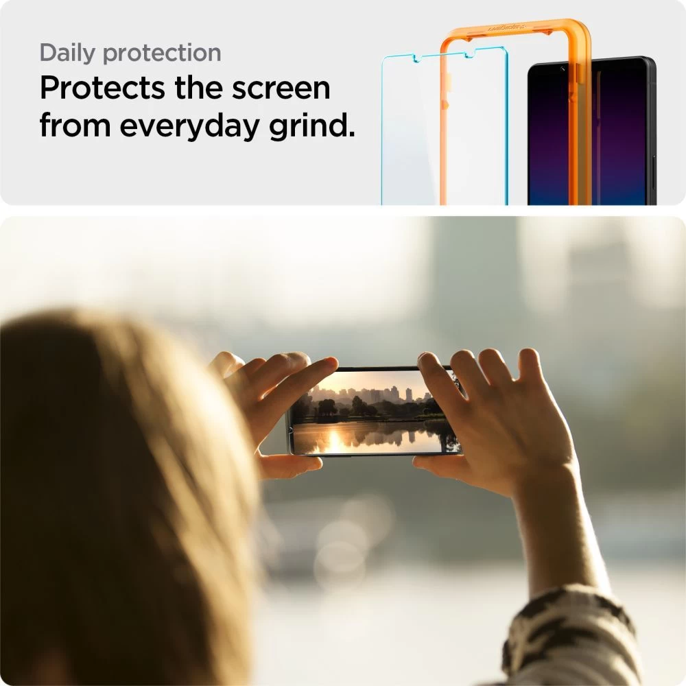Sony Xperia 1 IV Tempered glass  SPIGEN ALM GLAS.TR SLIM (2-pack)