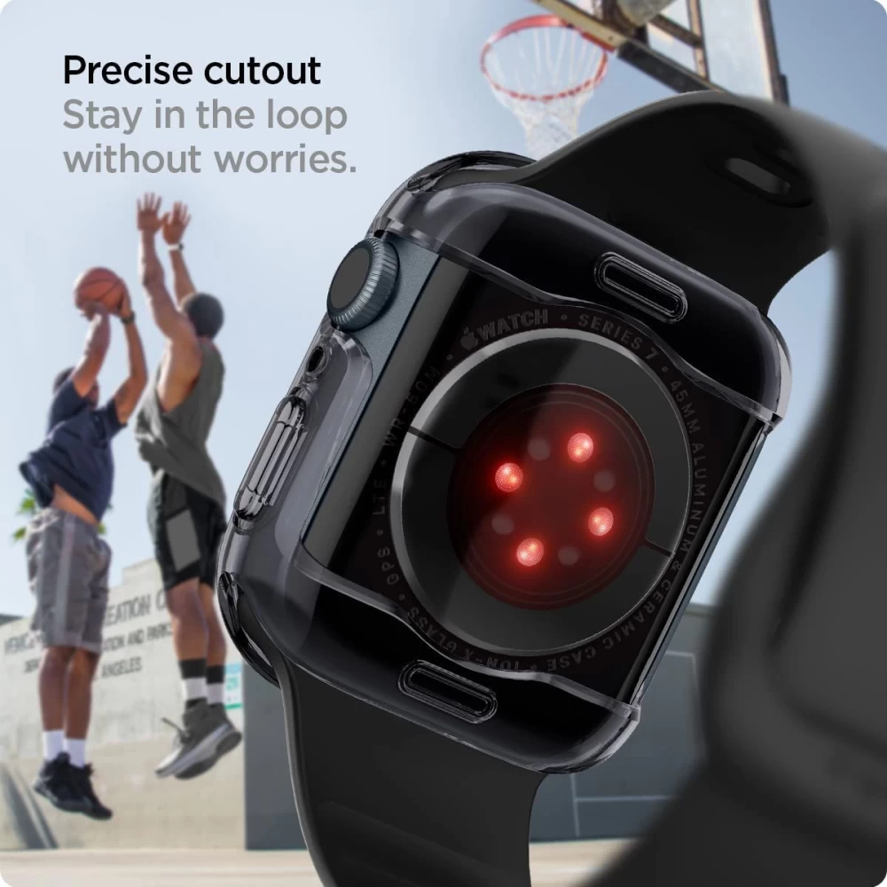 Apple Watch 7 skal, fodral  SPIGEN Ultra Hybrid (45mm)