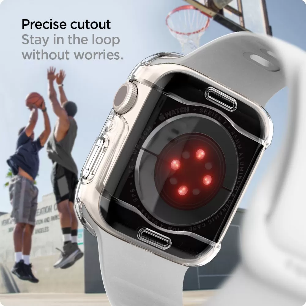 Apple Watch 7 vāciņš caurspīdīgs SPIGEN ULTRA HYBRID (45 MM)
