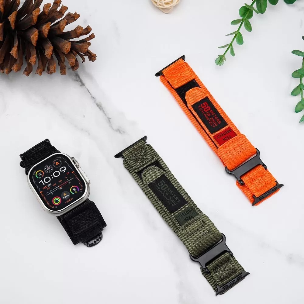 Apple Watch 7 siksniņa melns TECH-PROTECT SCOUT PRO (42/44/45/49MM)