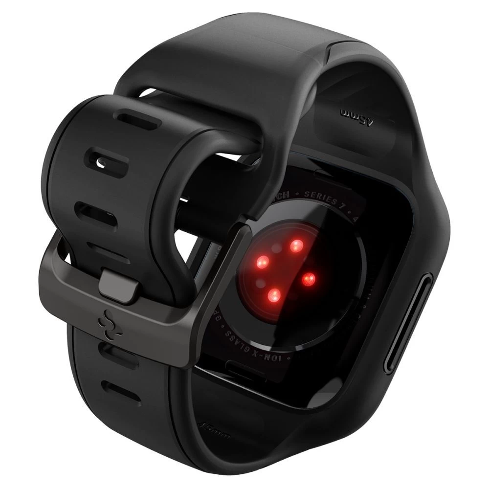 Apple Watch 7 skal, fodral svart SPIGEN LIQUID AIR (45 mm)