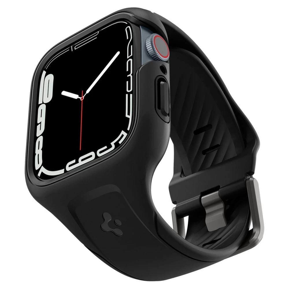 Apple Watch 7 skal, fodral svart SPIGEN LIQUID AIR (45 mm)