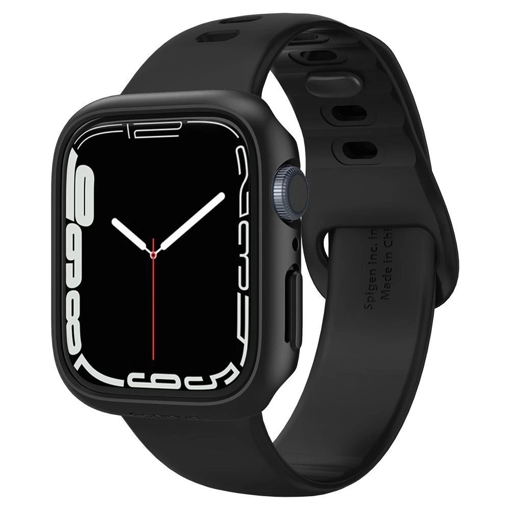 Apple Watch 7 vāciņš melns SPIGEN THIN FIT (45mm)